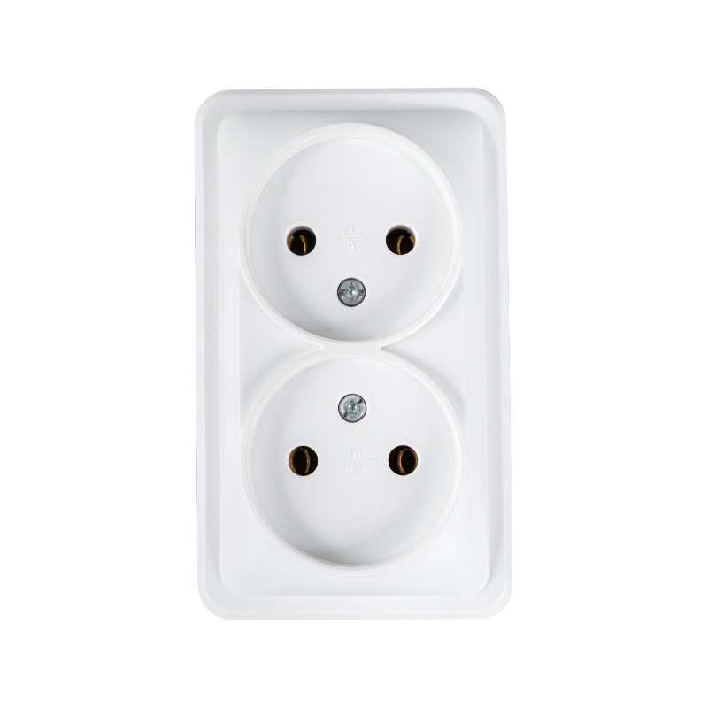 W6288-Double 2P Socket Surface Type