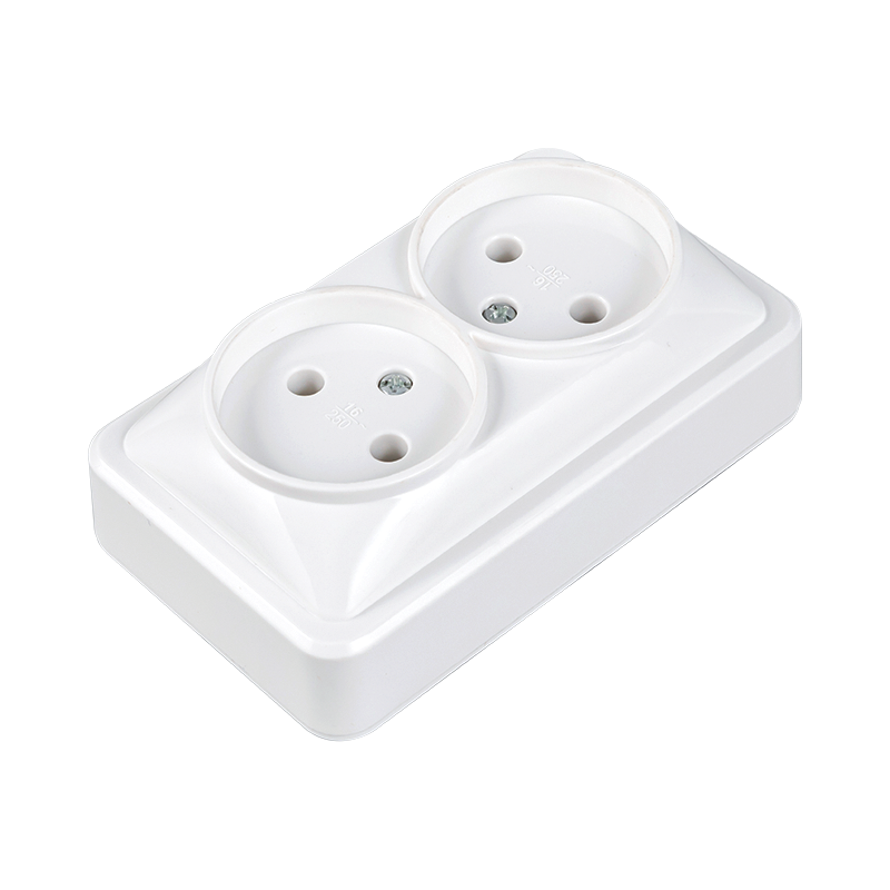 W6288-Double 2P Socket Surface Type