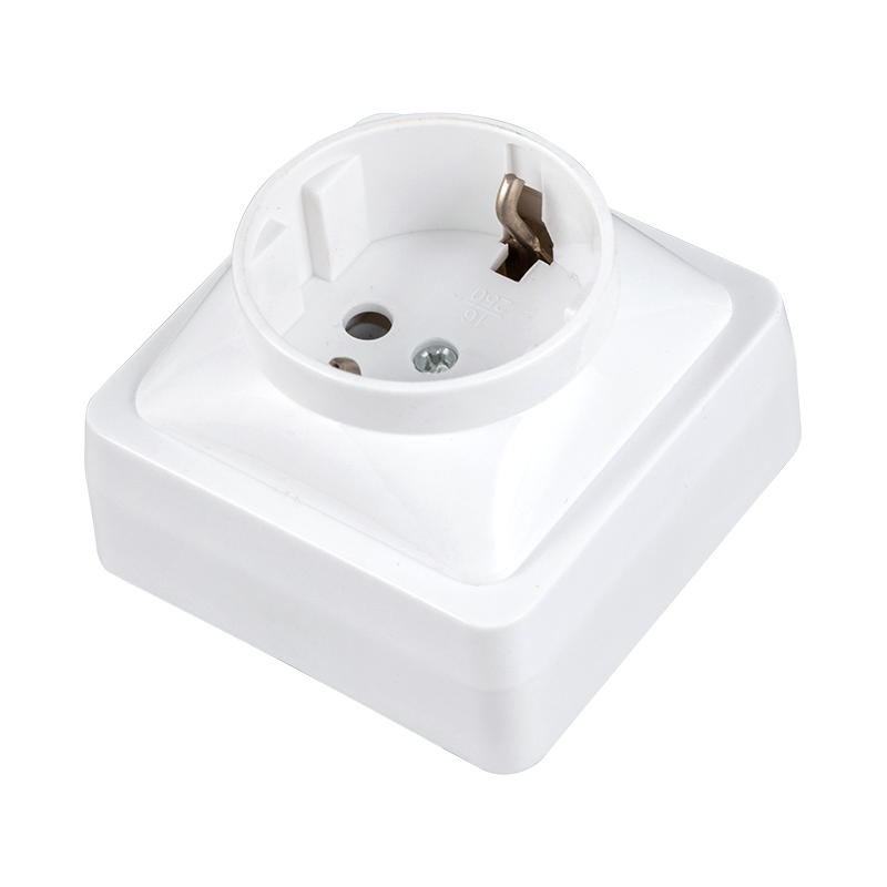 W6007-Schuko Socket Surface Type